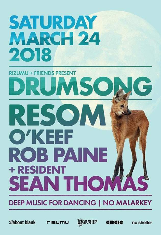 Resom billed for a Drumsong party in Philadelphia image