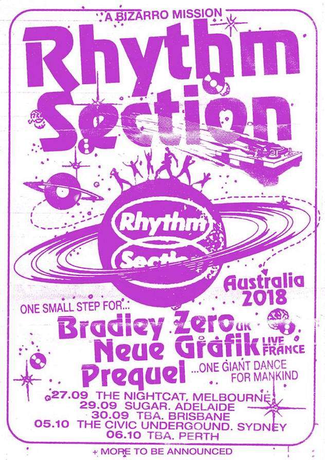 Bradley Zero heads up Australian Rhythm Section showcases image