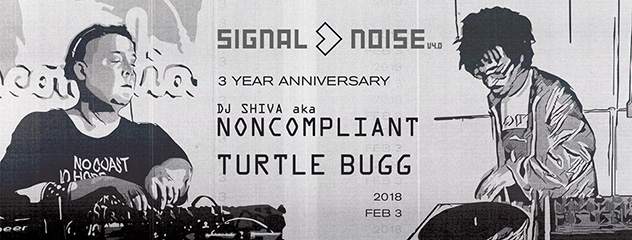 Rochester party Signal > Noise turns three with Noncompliant and Turtle Bugg image
