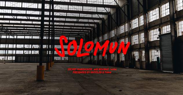 Solomun billed for Melbourne warehouse party in April image