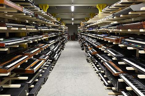 World's largest synth collection seeks to build public studio image