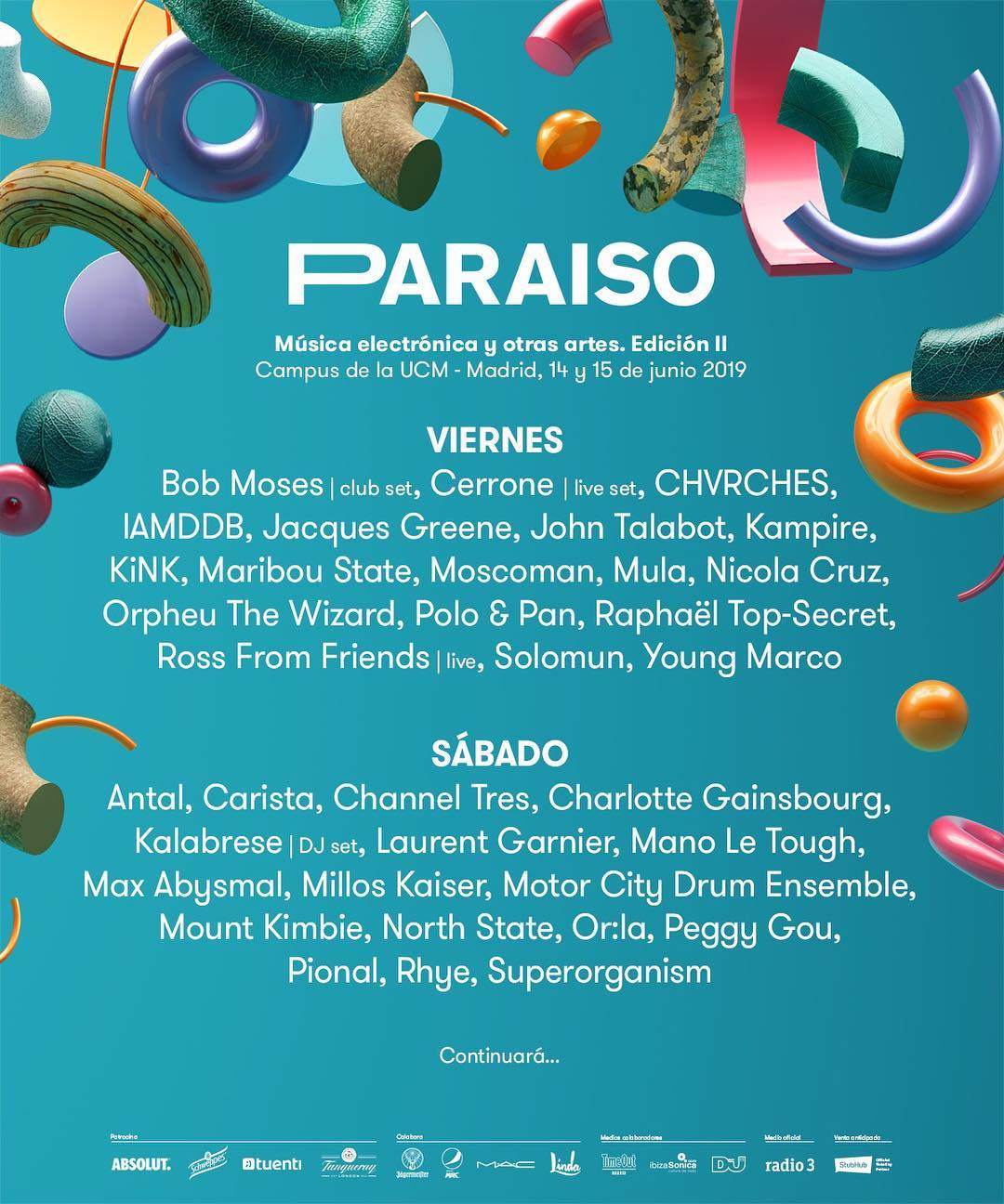 Madrid's Paraíso Festival unveils first acts image