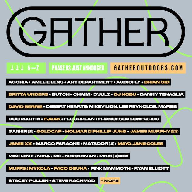 New York festival Gather adds James Murphy, DJ Nobu and FJAAK, among others image
