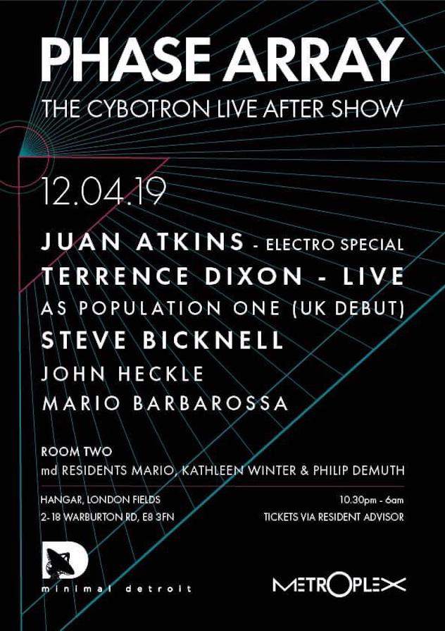 Terrence Dixon to make UK debut at Cybotron Live afterparty in London image