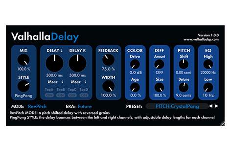 Effects experts Valhalla DSP release new Delay plug-in image