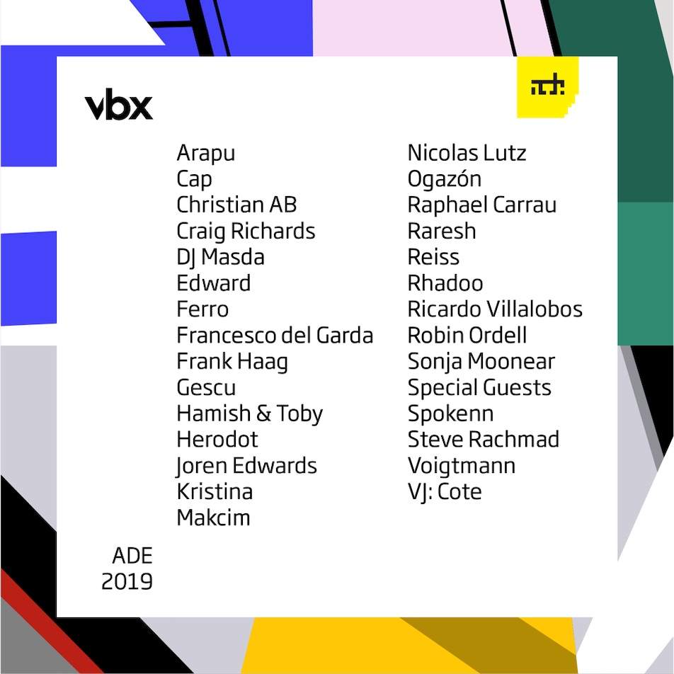 VBX and Ricardo Villalobos to present FFRC party at ADE 2019 image