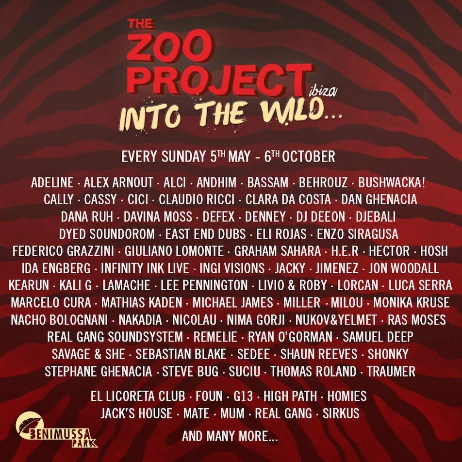 The Zoo Project Ibiza reveals 2019 season programme image