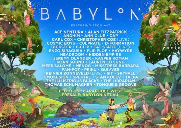 Carl Cox, Alan Fitzpatrick, Enzo Siragusa announced for Babylon Festival 2020 image