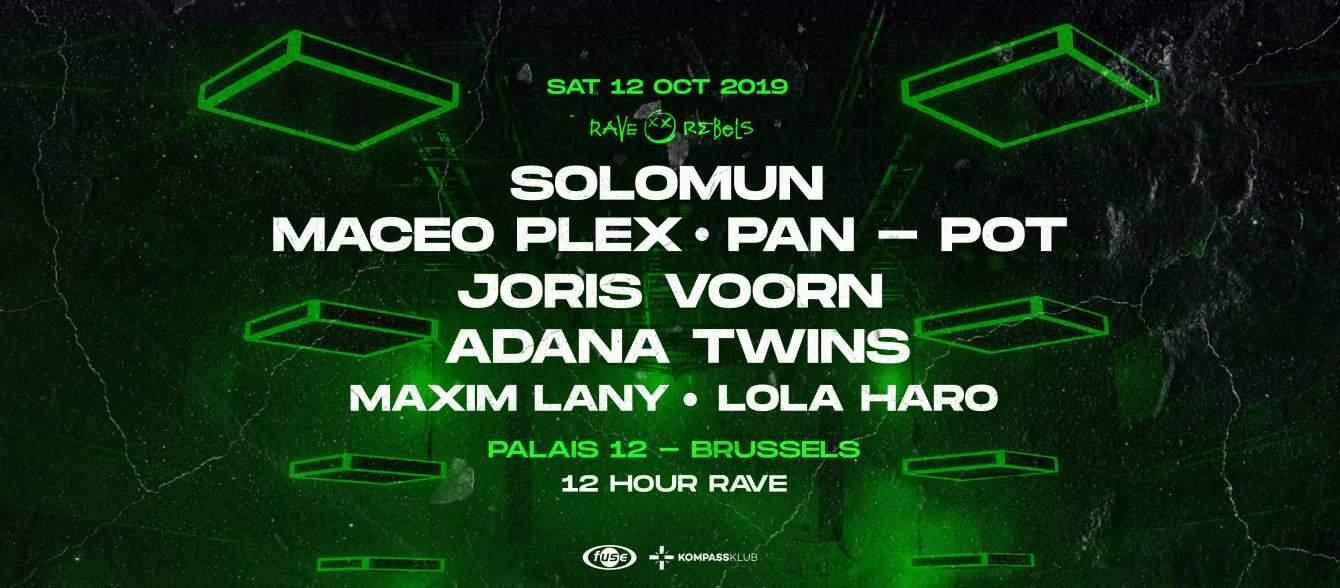 Kompass and Fuse collaborate on new event, Rave Rebels, with Solomun, Maceo Plex image
