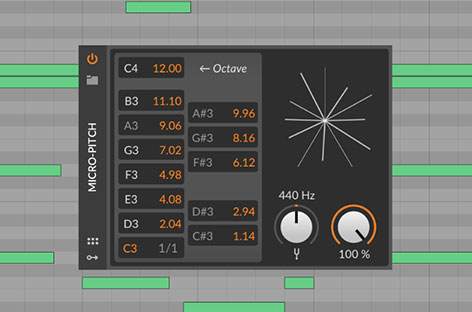 Bitwig Studio update supports microtuning image