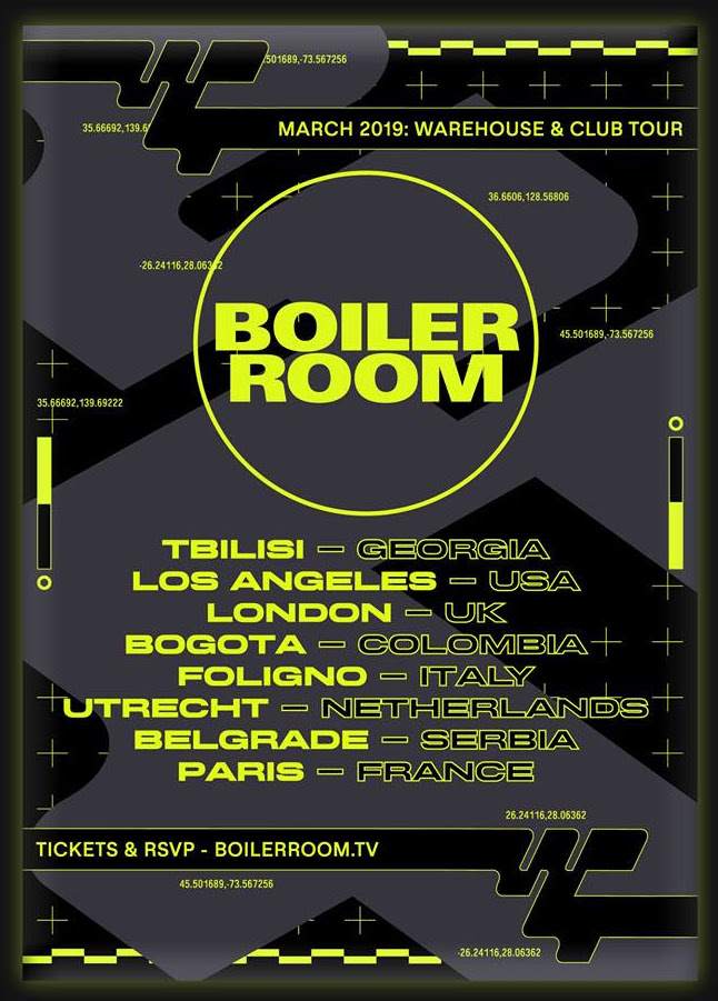 Boiler Room is travelling to eight cities around the world image
