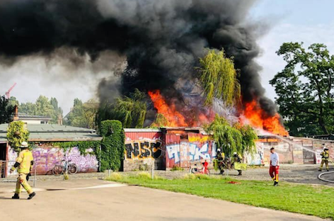 Fire hits Berlin's Club der Visionaere image