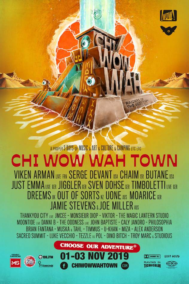Chi Wow Wah Town returns with Viken Arman, Serge Devant, Chaim image