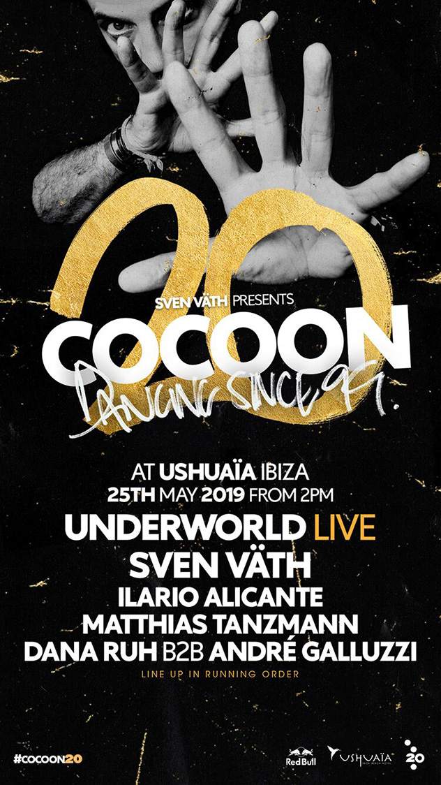 Cocoon celebrates 20 years with Underworld, Sven Väth at Ushuaïa Ibiza image