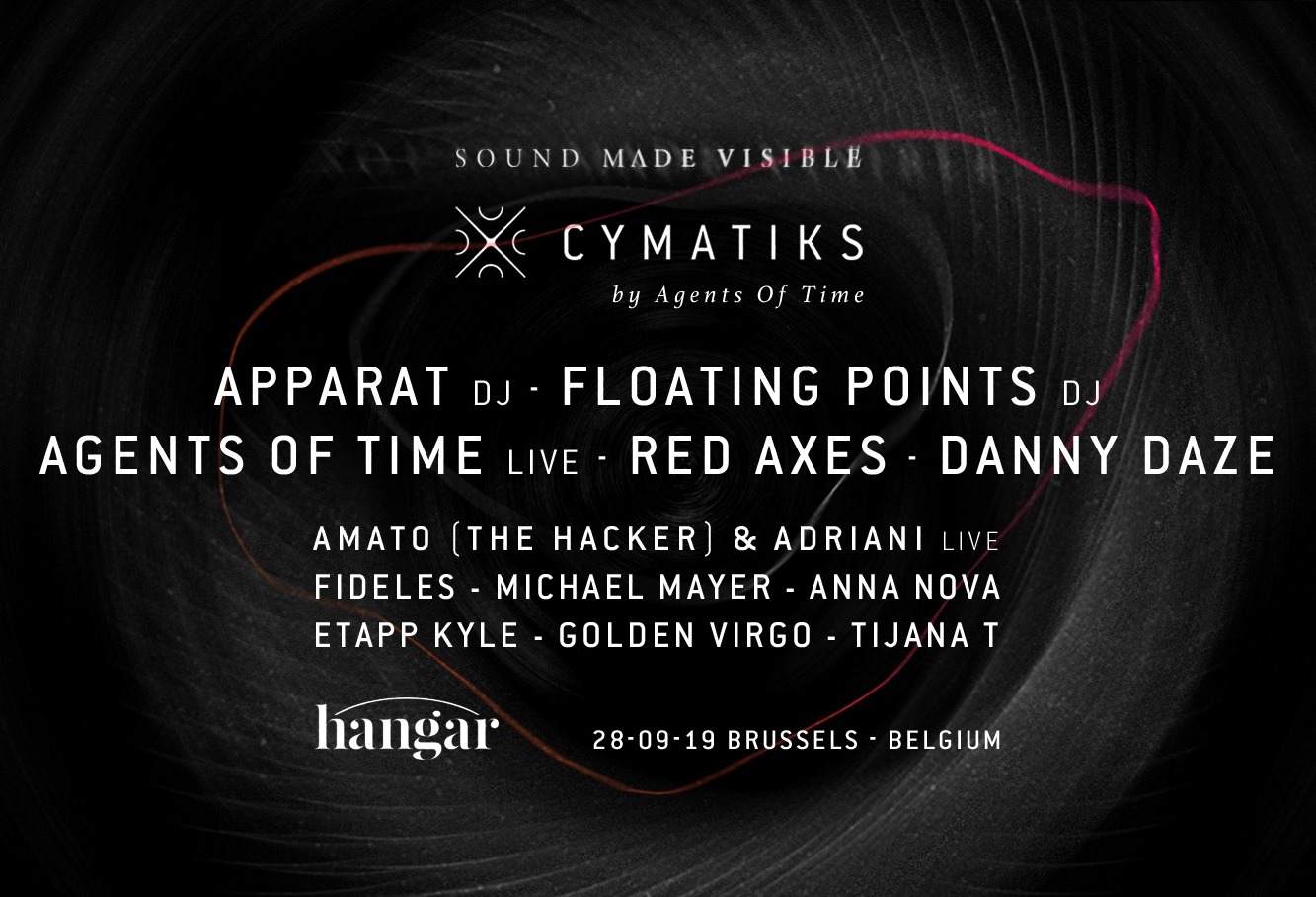 Agents Of Time team up with Brussels' Hangar for Cymatiks image