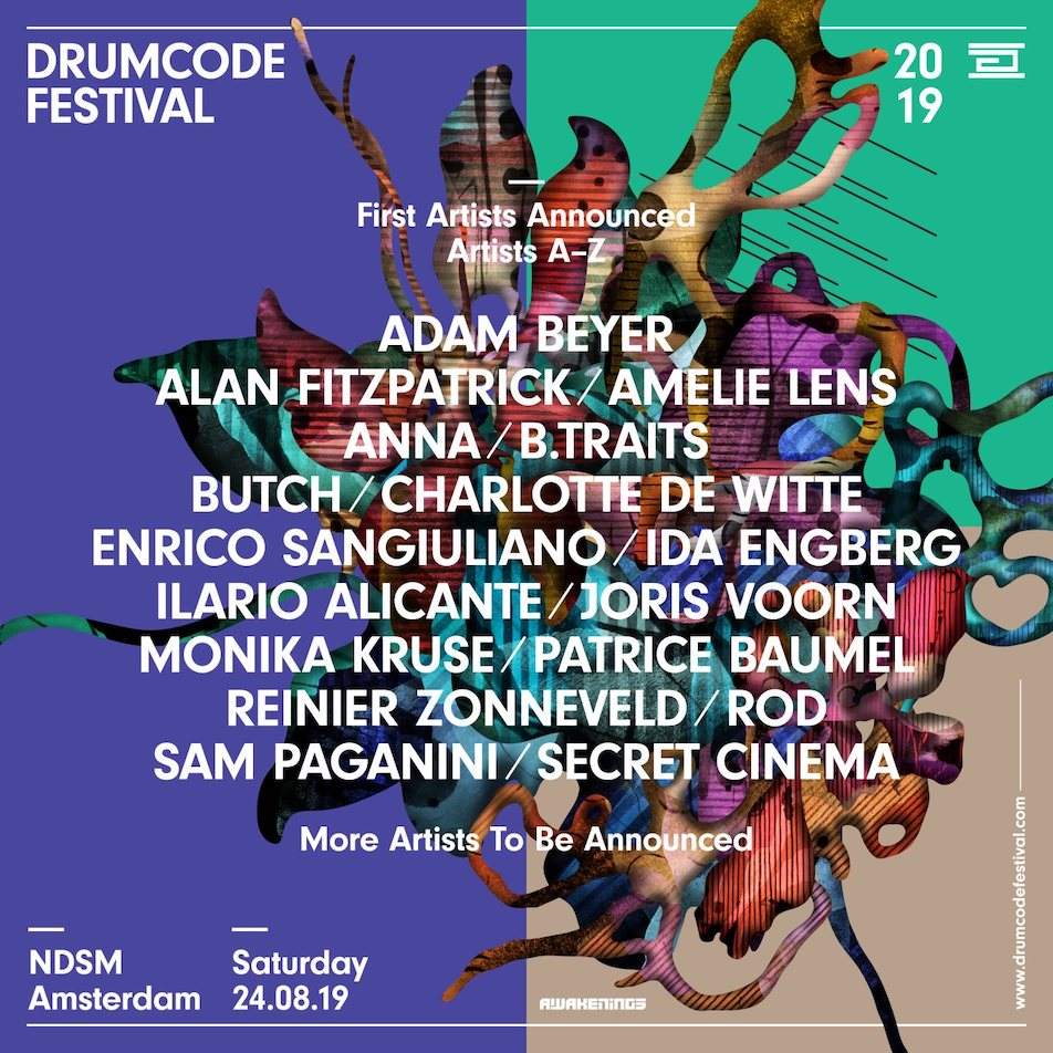 Amsterdam's Drumcode Festival reveals first names for 2019 image