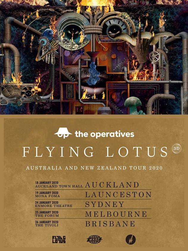 Flying Lotus returns to Australia with 3D live show image