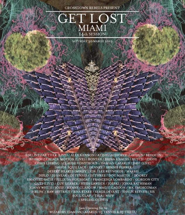 Get Lost Miami announces lineup for its 14th edition, a 24-hour party in a TBA location image