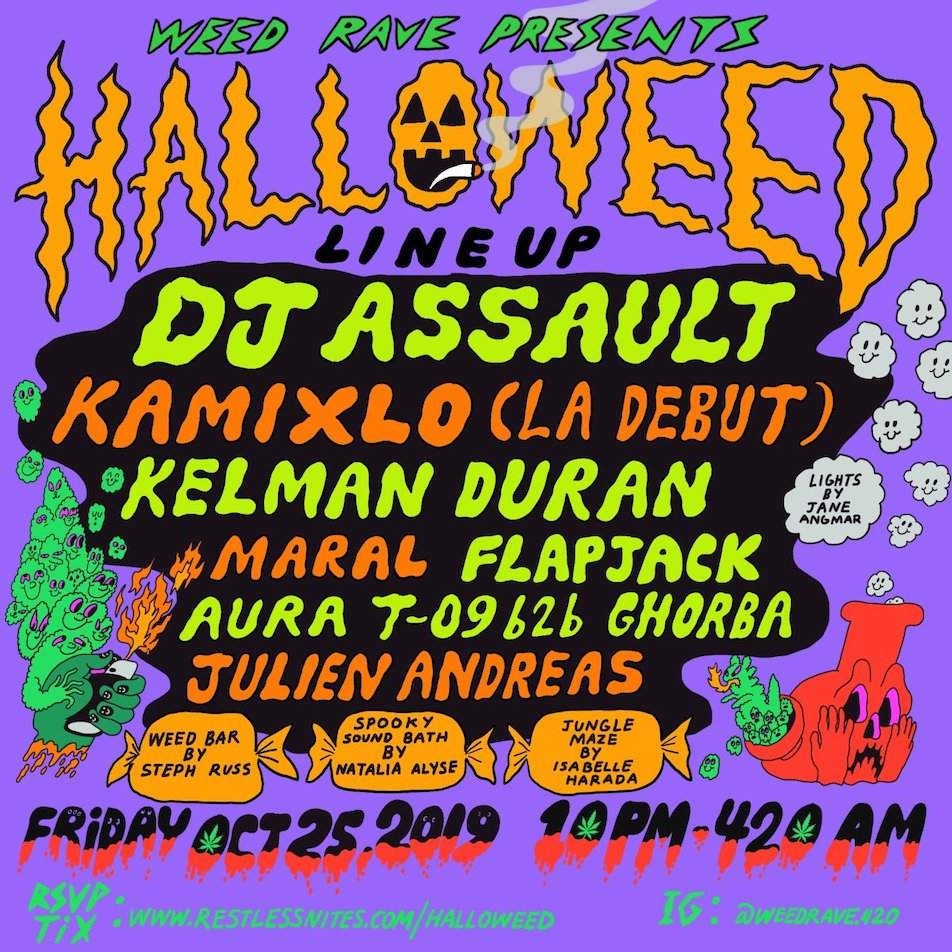 LA's Weed Rave announces hardcore-themed Halloweed event image