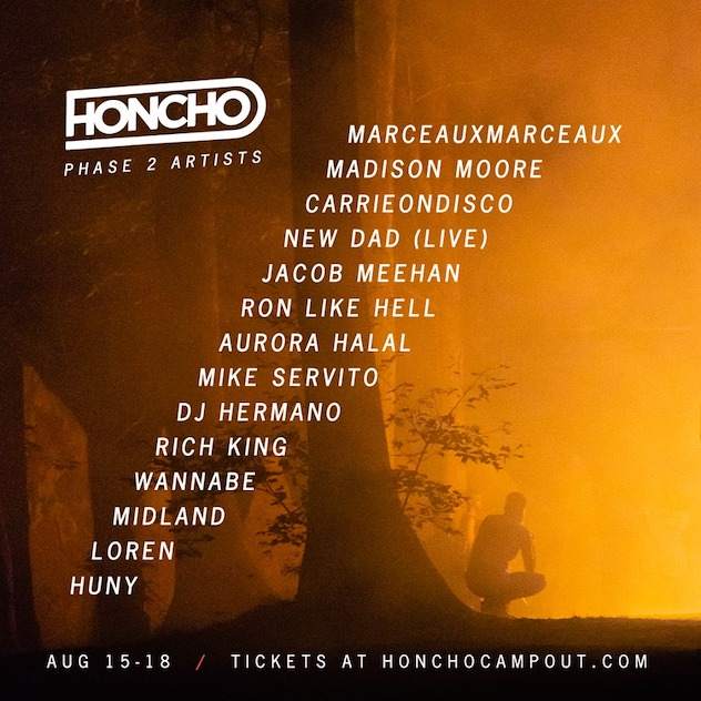 Honcho Campout adds more names for 2019 image