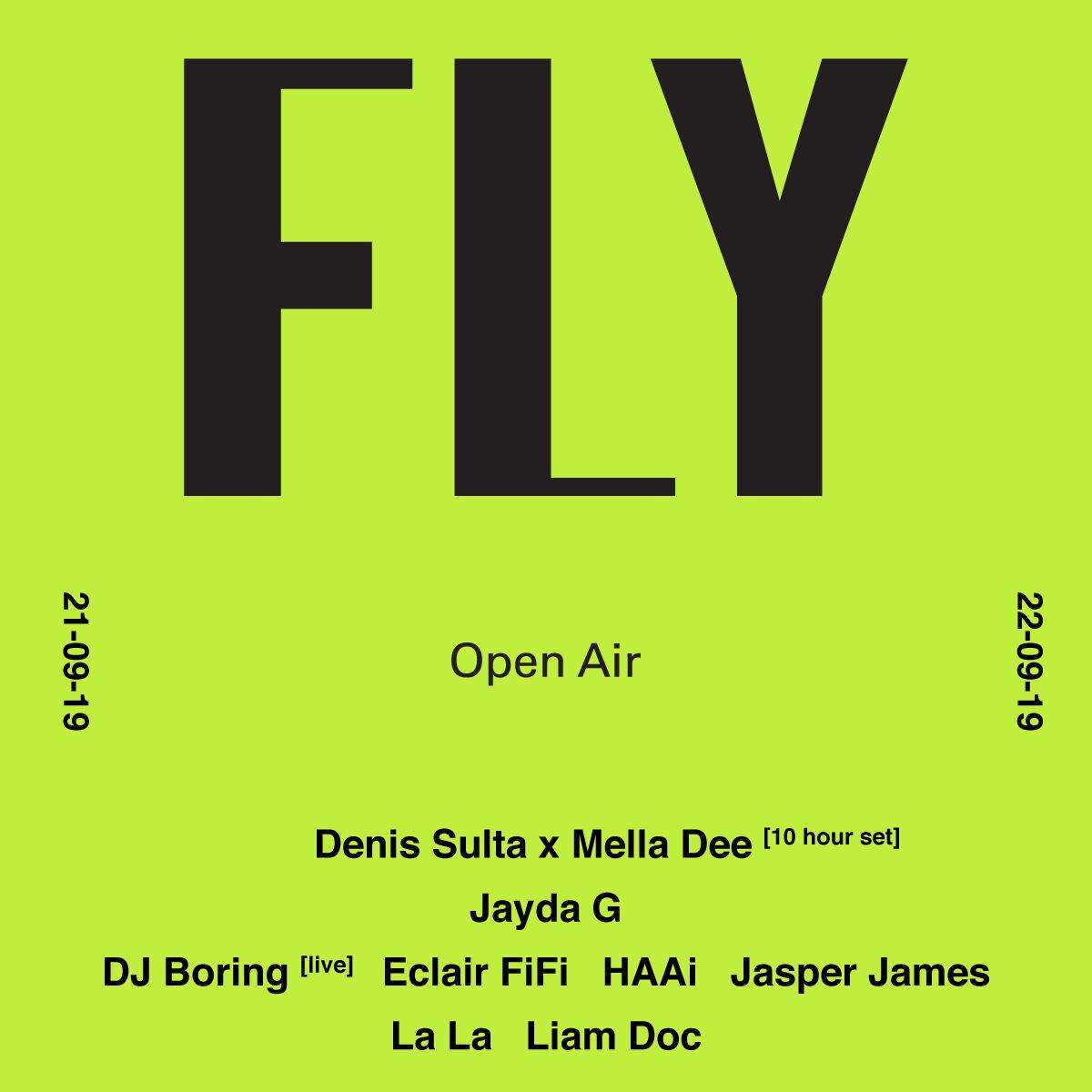 FLY Open Air returns to Edinburgh with Denis Sulta, Mella Dee image