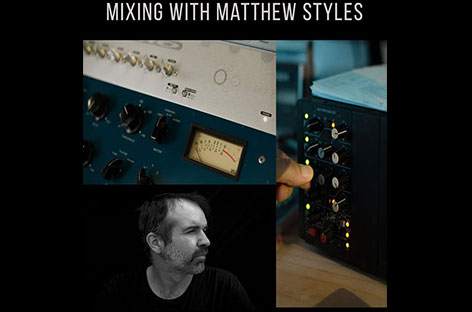 Matthew Styles mixdown studio masterclass running in Berlin image