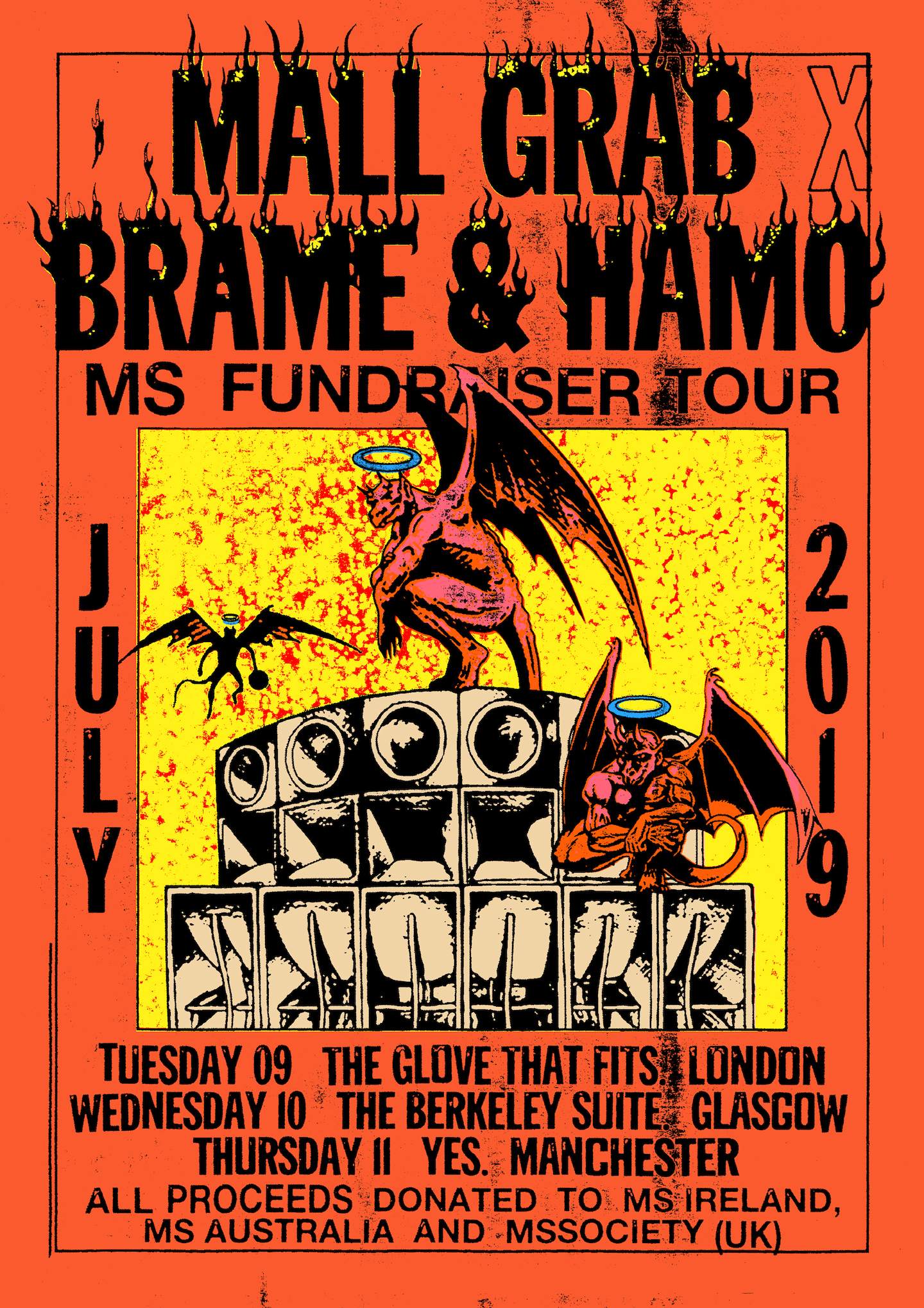 Mall Grab and Brame & Hamo team up for three MS fundraisers image