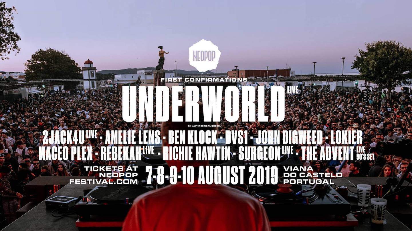 Underworld to headline Portugal's Neopop Festival in 2019 image