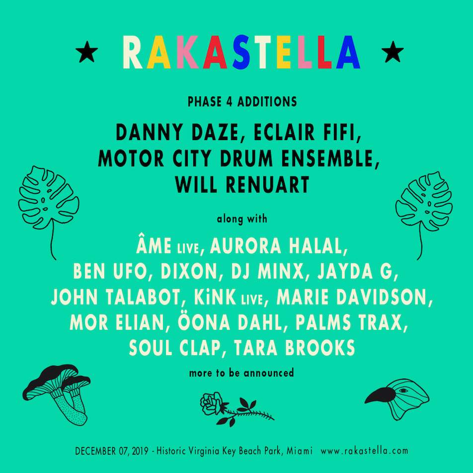 Rakastella 2019 announces new lineup additions, including Motor City Drum Ensemble's Miami debut image