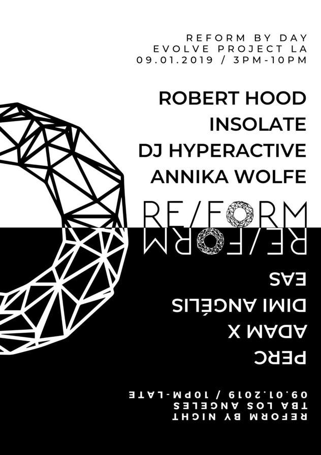 Robert Hood, Adam X to play REFORM, a new day-into-night party in LA image