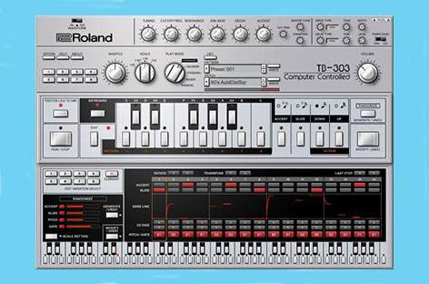 Roland brings the TB-303 to its cloud service image