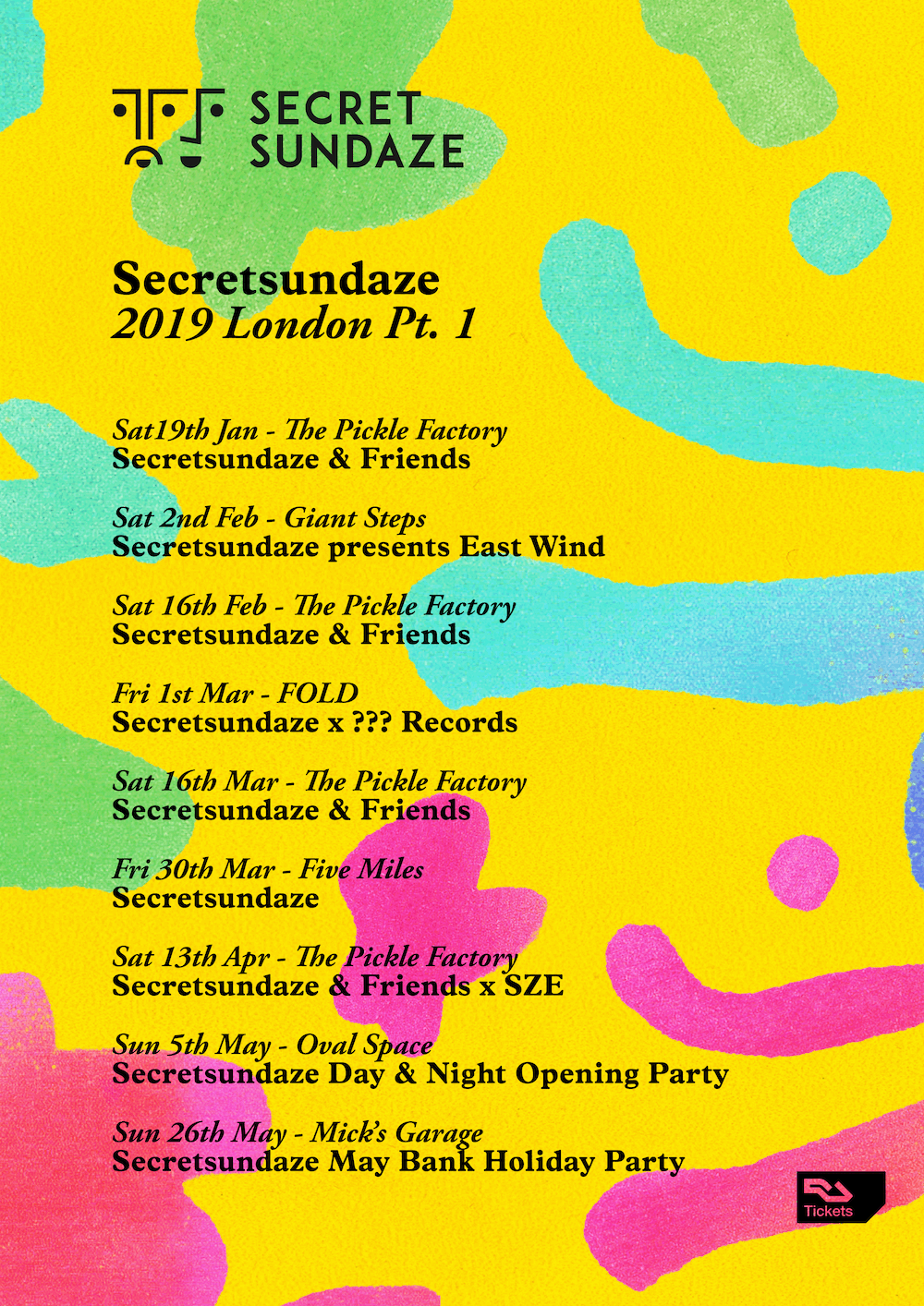 Secretsundaze lines up first London parties of 2019 image