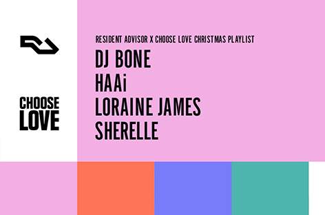 DJ Bone、SHERELLE、HAAi、Loraine Jamesによるクリスマスをテーマにしたプレイリストをチェック image