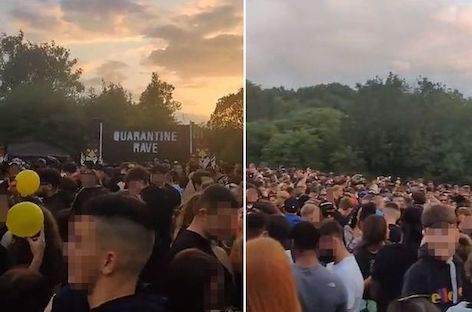 Thousands breach UK lockdown to attend illegal raves in Greater Manchester image