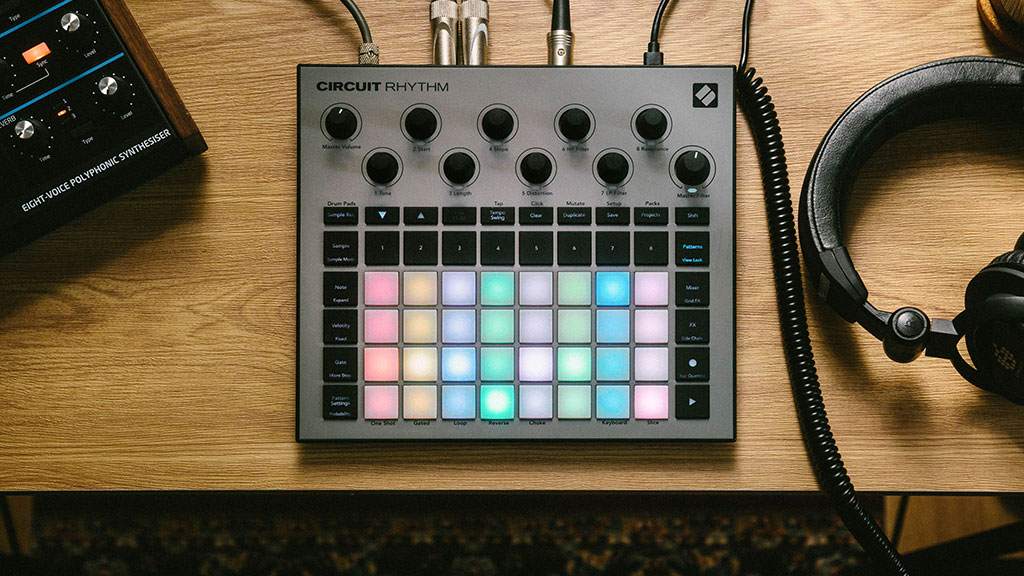 Novation details Circuit Rhythm sampling groovebox image