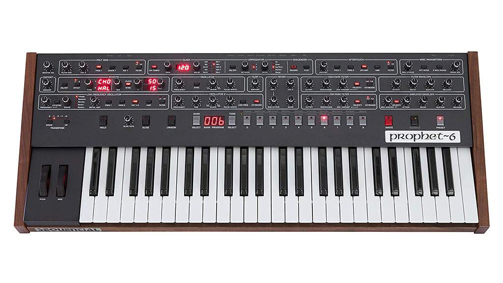 Sequential Prophet-6, OB-6 update intros MPE and vintage mode image