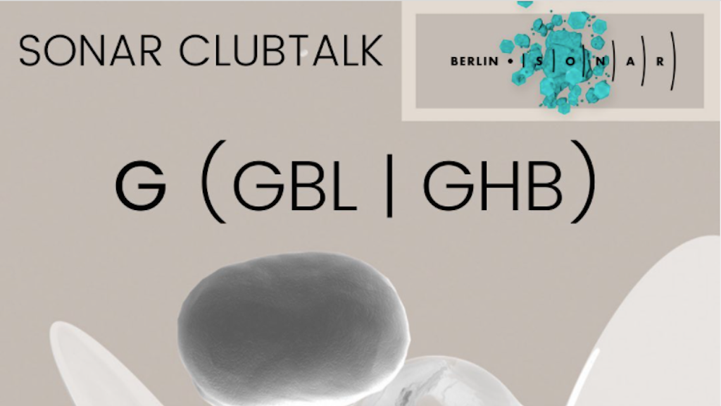 Berlin venue Suicide Club to host talk on GBL and GHB image