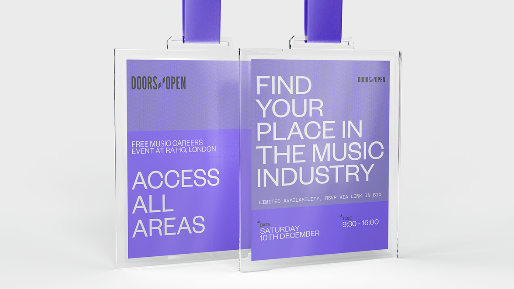 Doors Open and RA launch project to tackle inequalities in the music industry image