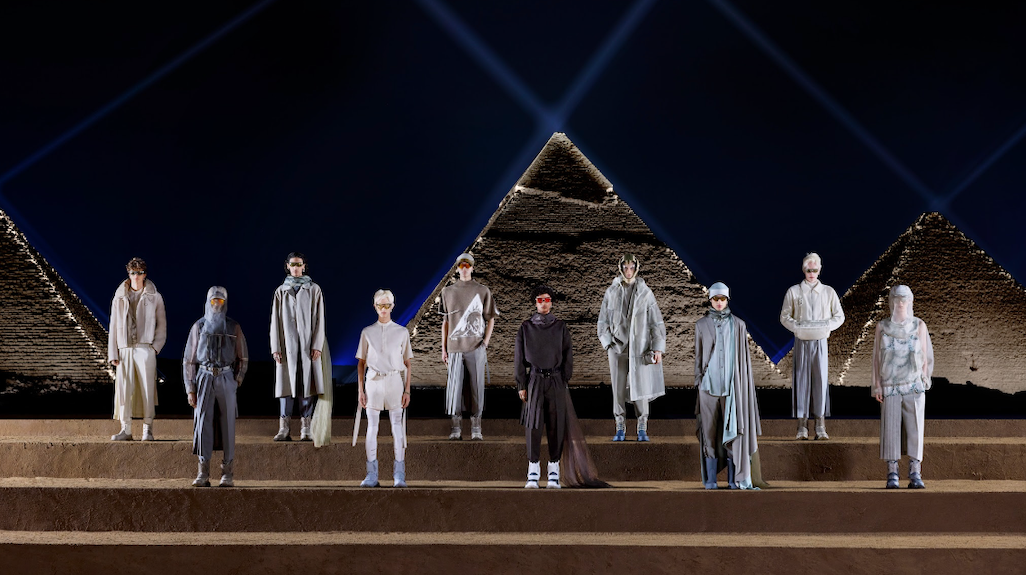 Jeff Mills soundtracks Dior Fall 2023 runway show at Pyramids of Giza image