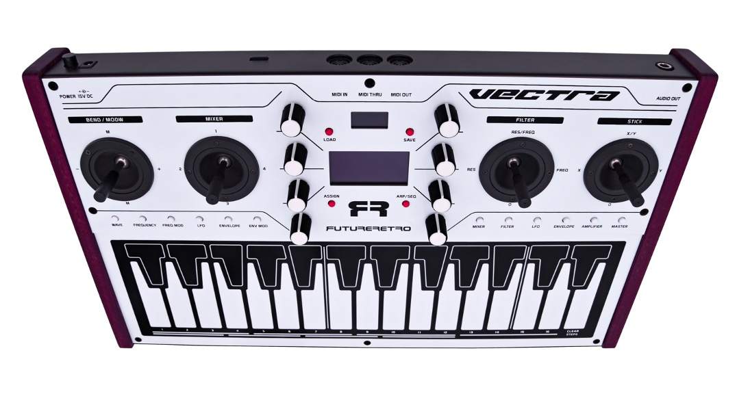 Future Retro is back in business and producing its Vectra synth image