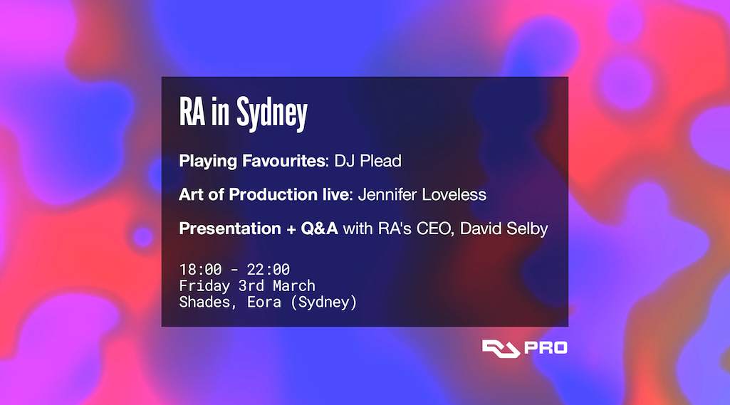 RA to host evening of music and conversation at Sydney venue Shades ...
