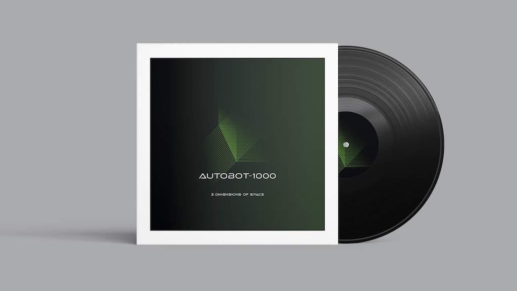 Elektryczny album Autobot-1000 z 2001 roku 3 Dimensions From Space otrzymuje pierwszą okładkę winylową