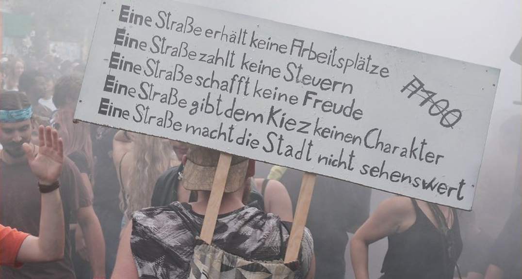 Thousands attend Berlin protest rave against A100 motorway expansion image