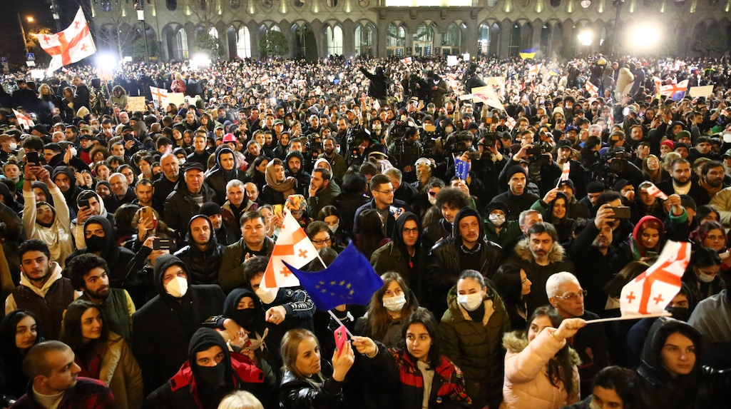 'A testament to the power of collective action': Georgia U-turns on 'foreign agents' law following protests image