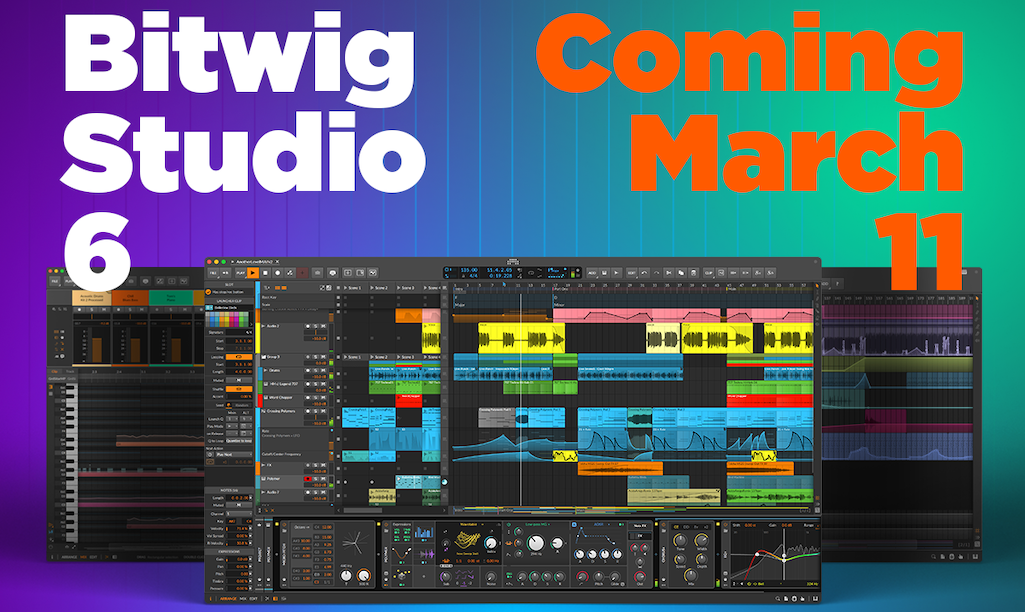 Bitwig announces Bitwig Studio 6 with overhauled automation, new clip ...