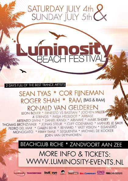 Luminosity Beach Festival Day 2 at Beachclub Riche, Other regions