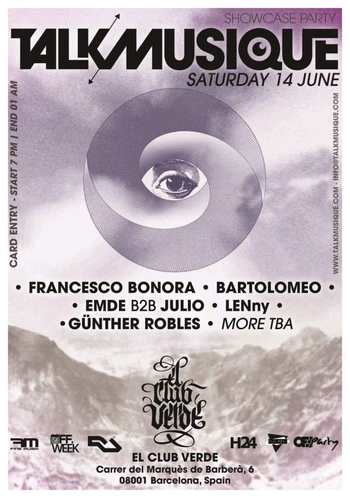 Talk Musique Showcase at El Club Verde, Barcelona