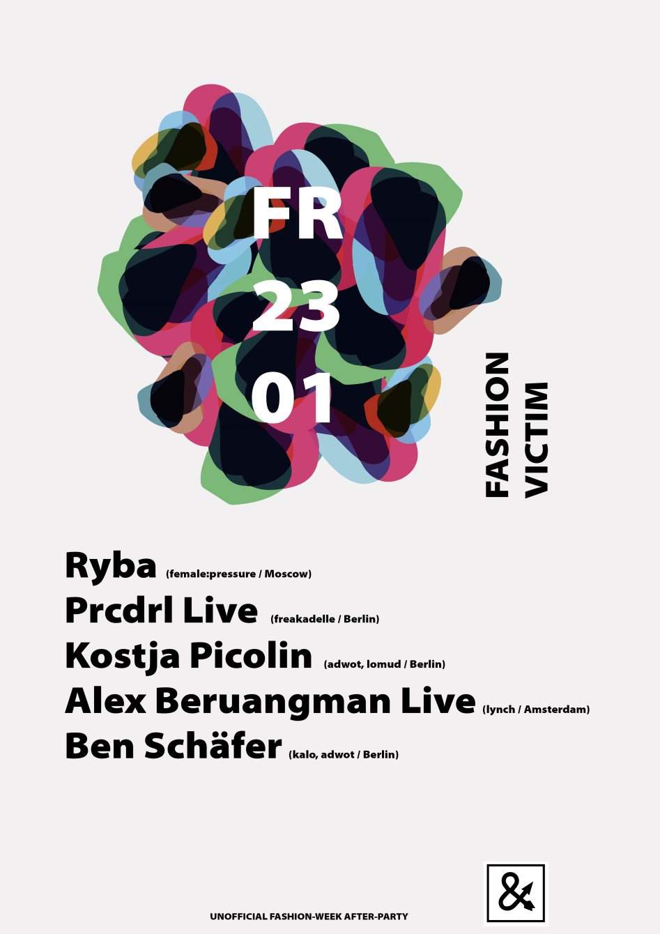 Fashion Victim — Unofficial Fashion Week AfterParty at Horns & Hooves