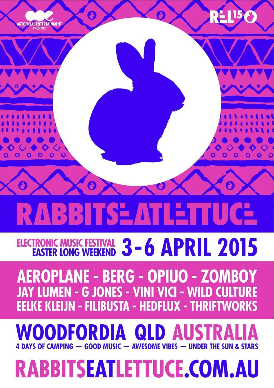 Rabbits Eat Lettuce at Woodford Bushland, Brisbane