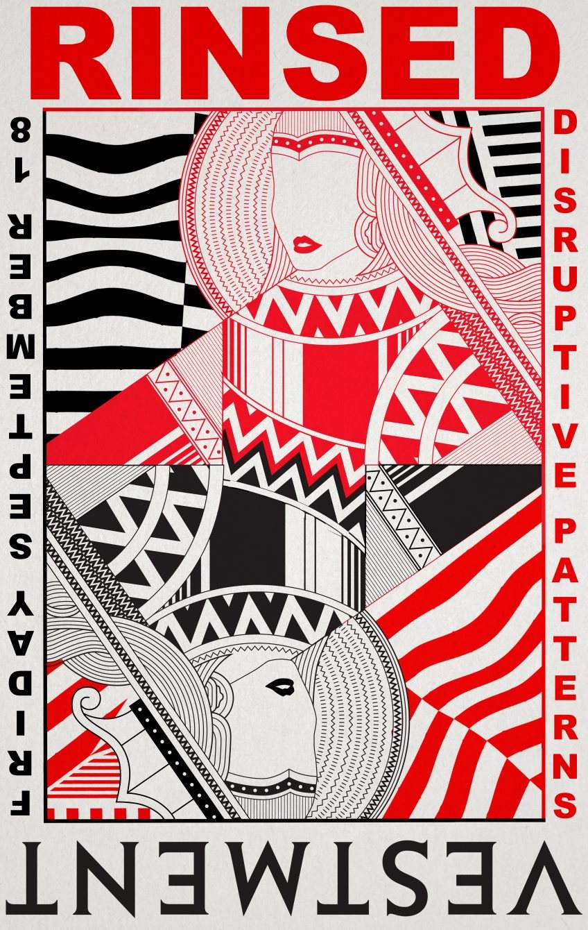 Rinsed: Disruptive Patterns - Flyer front